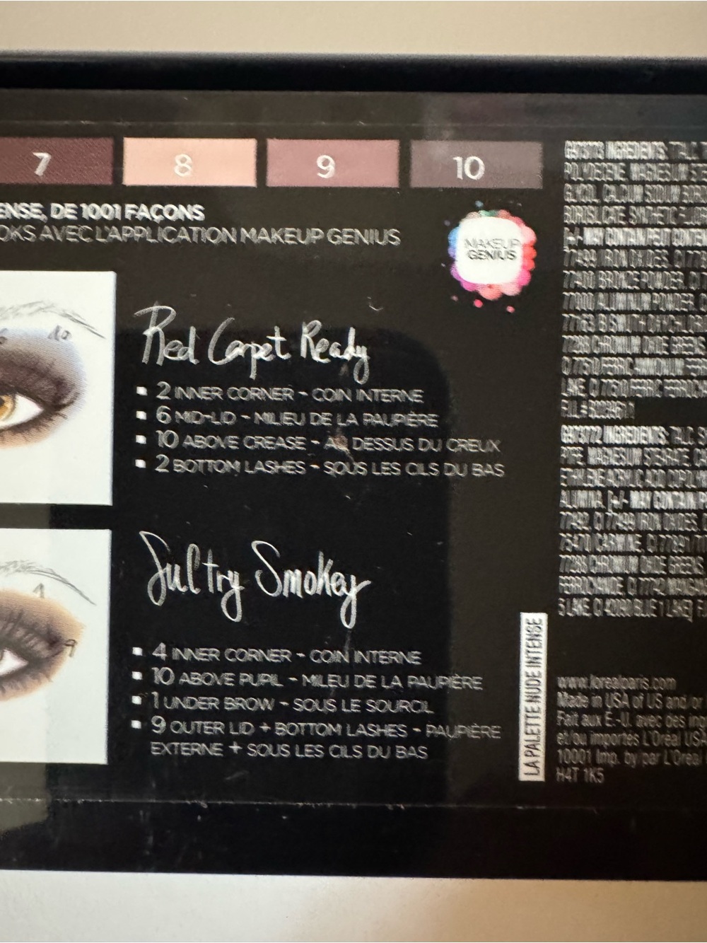 L’Oreal LA PALETTE NUDE INTENSE - 1001 WAYS TO WEAR NUDE NEW - Picture 5 of 7